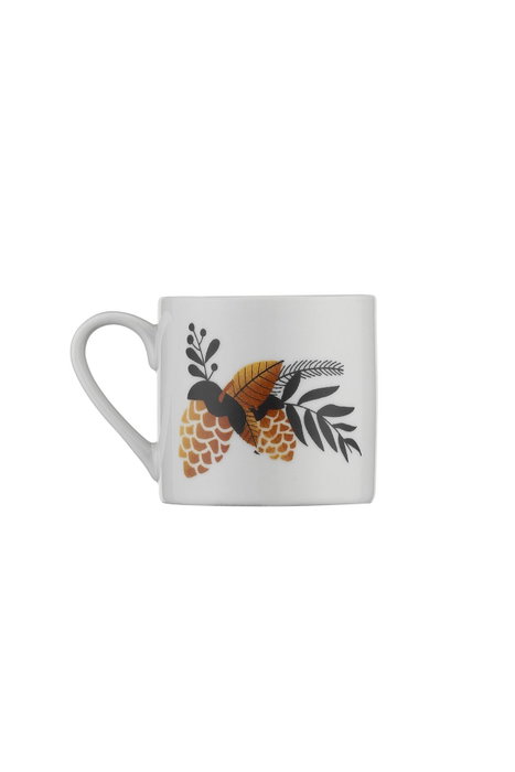 Hermia Juego de tazas de café Multicolor (4 piezas) en porcelana